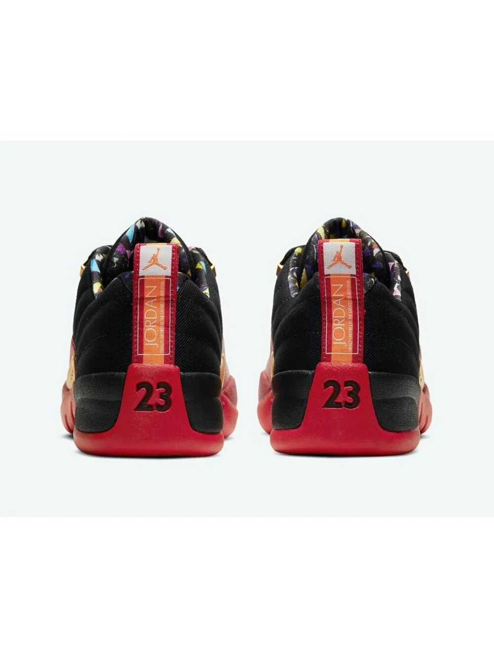 Nike Air Jordan 12 Low Super Bowl LV Red Black Gold Shoes DC1059 Mens 8.5 Bulls